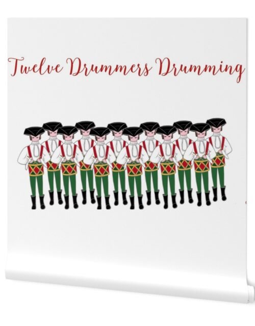 Mini 12 Days of Christmas 12 Drummers Drumming- Wallpaper