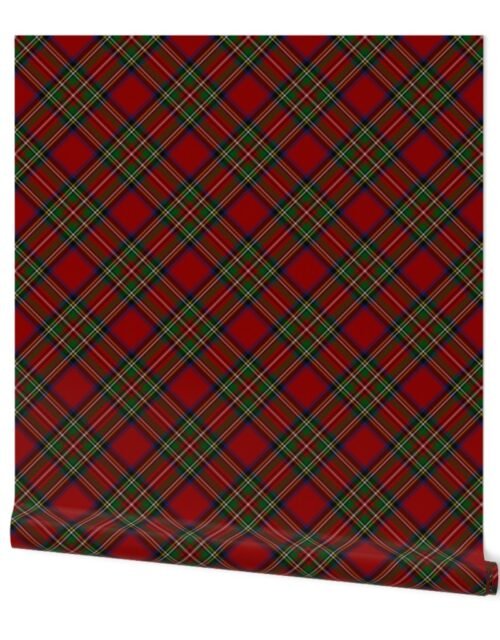 Royal Stewart Tartan Stuart Clan Plaid Tartan Wallpaper