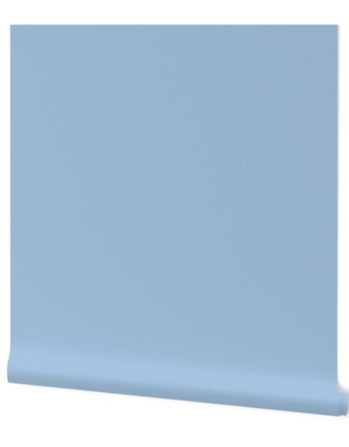 Pastel Easter French Blue Solid Coordinate Color Wallpaper