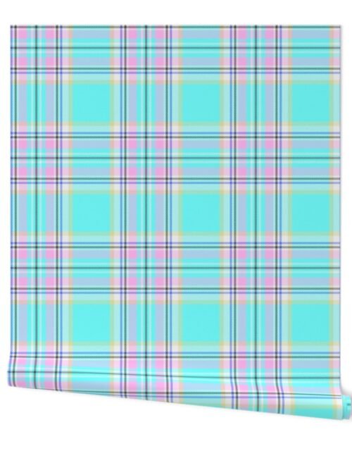 Large Royal Floridian Tartan Check Plaid Wallpaper