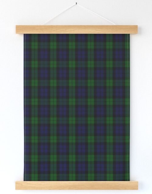 Military  Blackwatch Scottish Tartan Plaid Wall Hanging