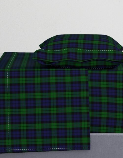 Military  Blackwatch Scottish Tartan Plaid Sheet Set