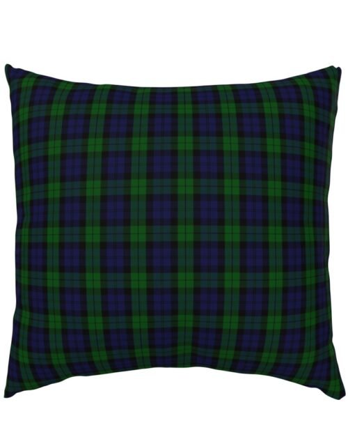 Military  Blackwatch Scottish Tartan Plaid Euro Pillow Sham