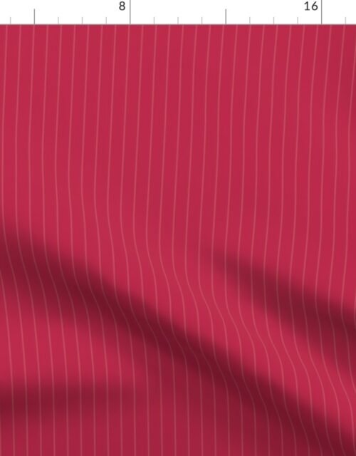 1/2 Inch Viva Magenta  with Faded Magenta Pin Stripes Fabric