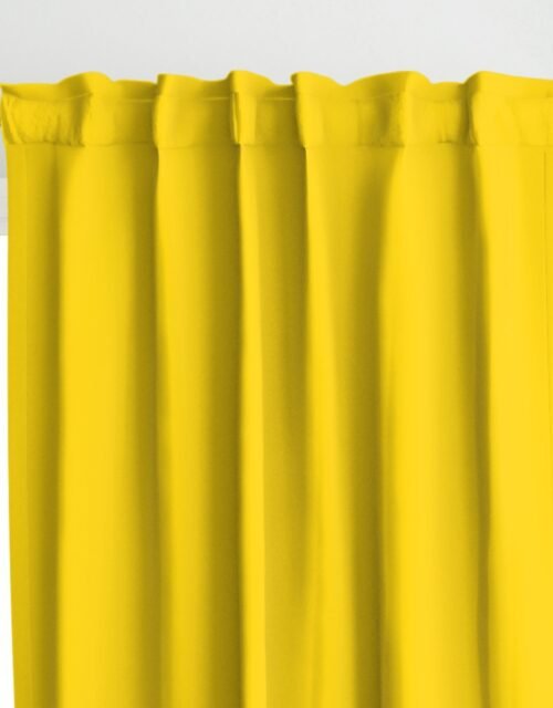 California Yellow Official State Solid Color Curtains