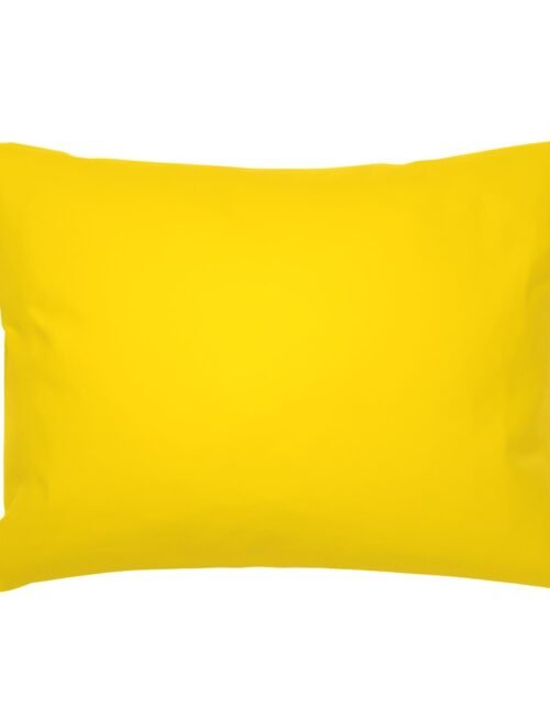 California Yellow Official State Solid Color Standard Pillow Sham