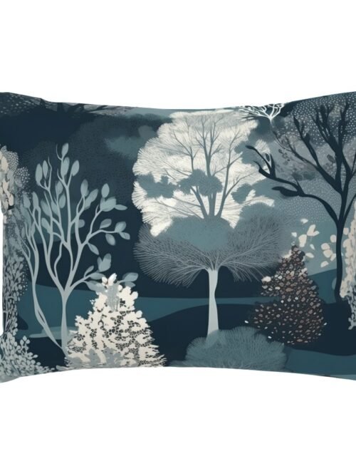 New England Endless Forest Trees Winter Standard Pillow Sham