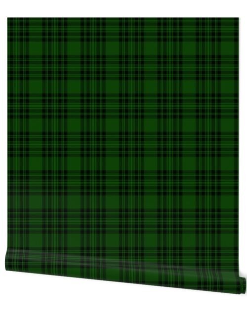 Small  Green Stewart Christmas Tartan Wallpaper