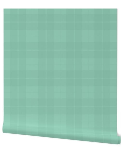 Mint Green Merry Bright Christmas Holiday Tartan Coordinate Wallpaper