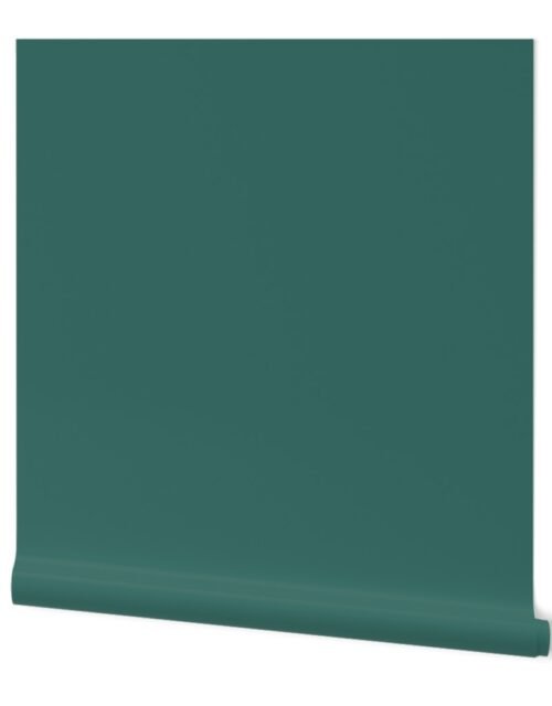 Beguiling Green Darker Shade Solid Color Coordinate Wallpaper