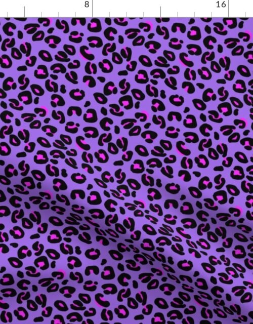 Leopard Spots Orchid Fabric