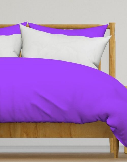 Bright Fluorescent Day glo Purple Neon Duvet Cover