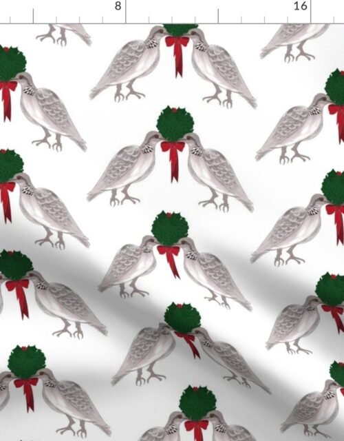 12 Days of Christmas Two Turtle Doves Fabric