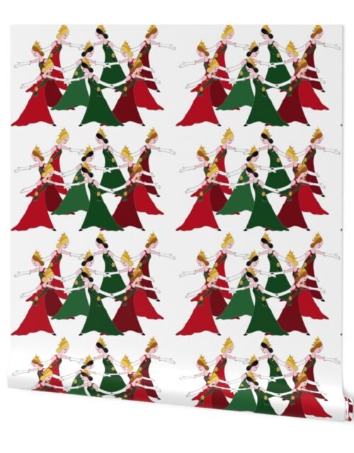 12 Days of Christmas 9 Ladies Dancing Wallpaper