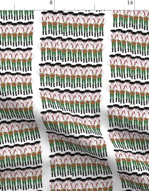 12 Days of Christmas 12 Drummers Drumming Fabric