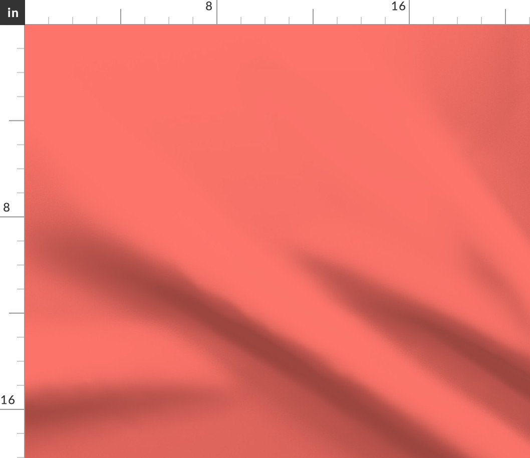 Living Coral Color of the Year Fabric