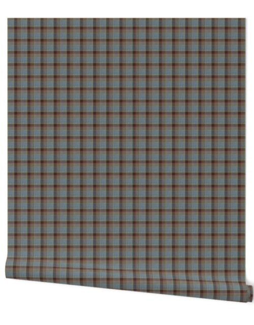 Fraser Weathered Wool Scottish Tartan Wallpaper