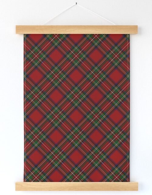 Royal Stewart Tartan Stuart Clan Plaid Tartan Wall Hanging