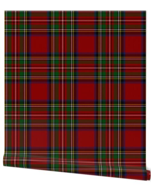 Royal Stewart Tartan Clan Plaid Wallpaper