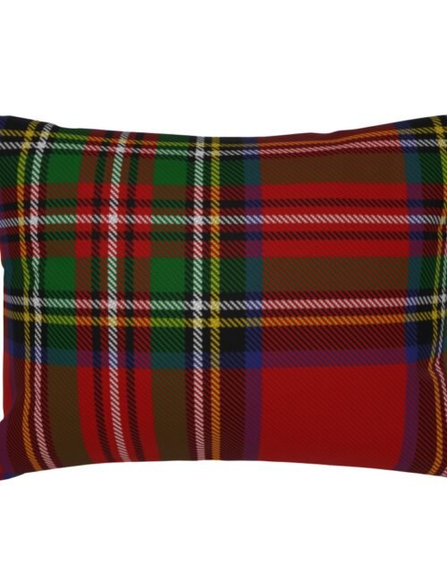 Royal Stewart Tartan Clan Plaid Standard Pillow Sham
