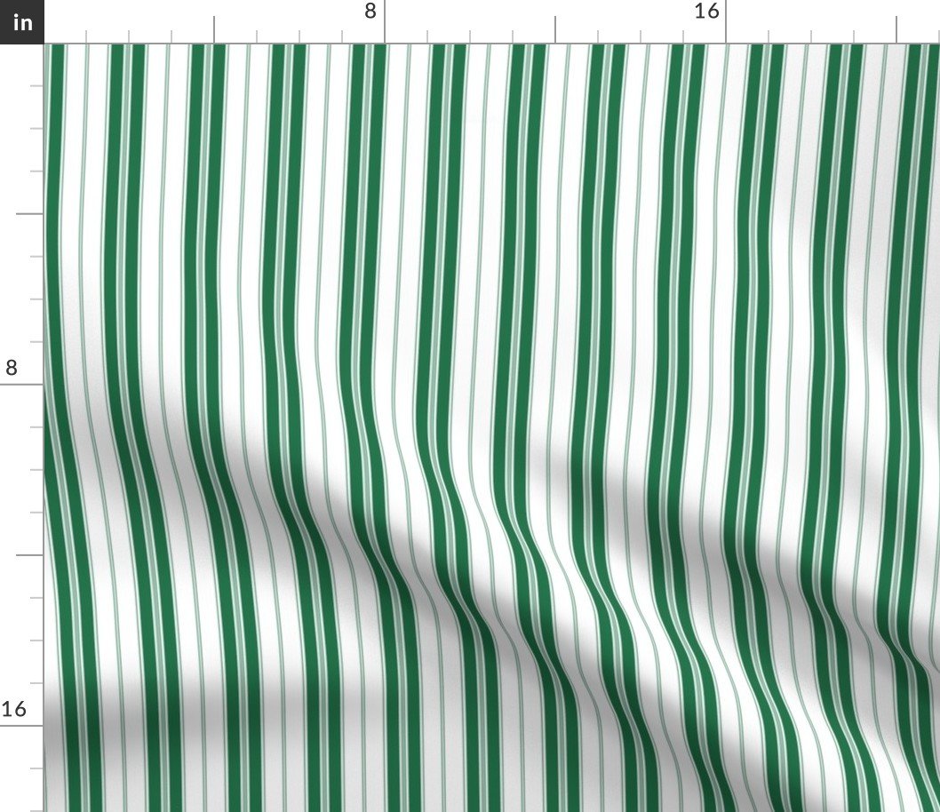 Amazon and White Autumn Winter 2022 2023 Color Trend Mattress Ticking Fabric