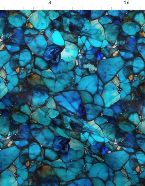 Blue Seaglass 4 Fabric