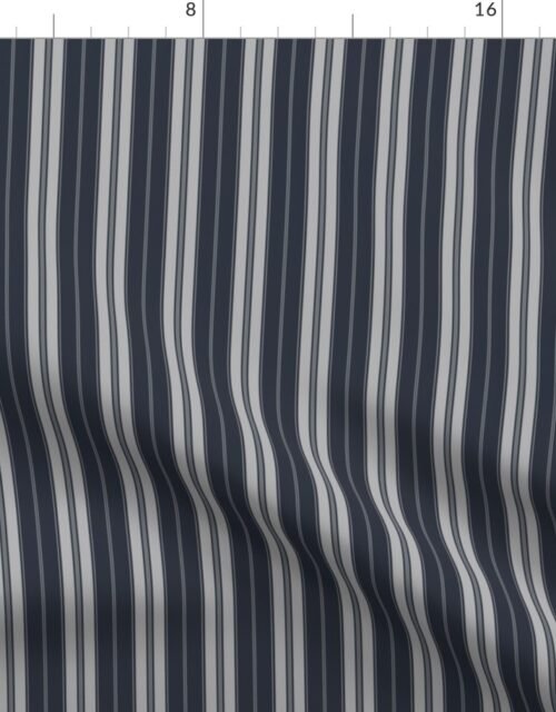 Blueberry Blue on Blue  Autumn Winter 2022 2023 Color Trend Mattress Ticking Fabric