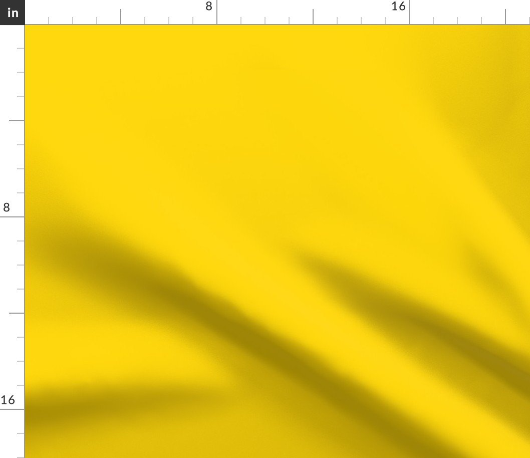 California Yellow Official State Solid Color Fabric