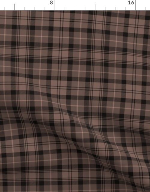 Chocolate  French Provincial Tartan Fabric