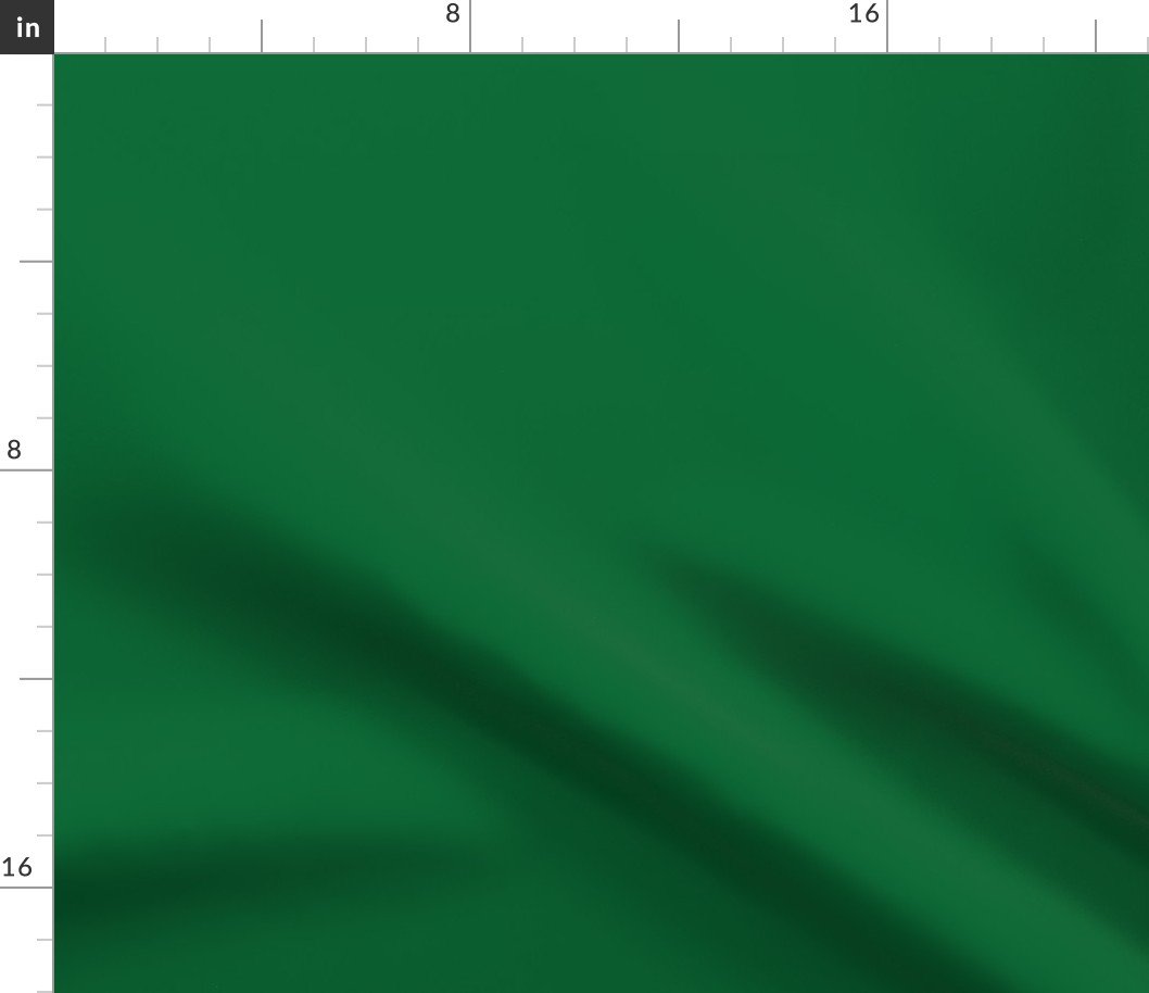 Christmas Scotch Pine Tree Green Solid Color Fabric