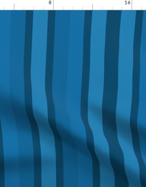 Large Bluebell Shades Modern Interior Design Stripe Fabric