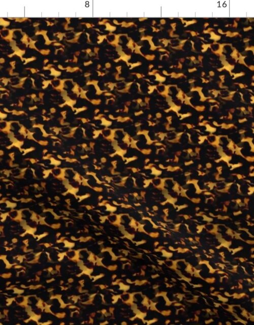 Micro Gold and and Brown Tortoisehell Seamless Repeat Pattern Fabric