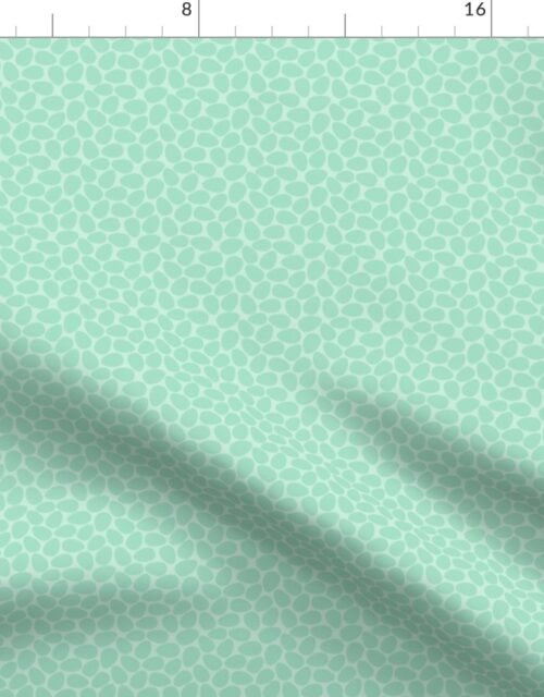 Mint Pastel Easter Eggs Fabric
