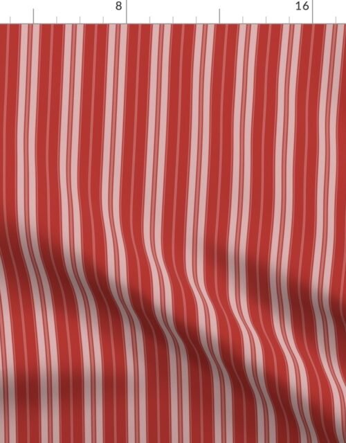 Molten Lava Red on Red Autumn Winter 2022 2023 Color Trend Mattress Ticking Fabric