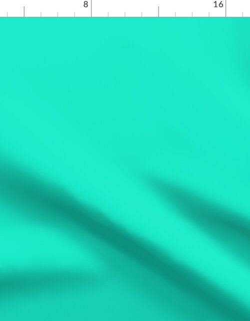 SOLID AQUA  #13eac9 HTML HEX Colors Fabric