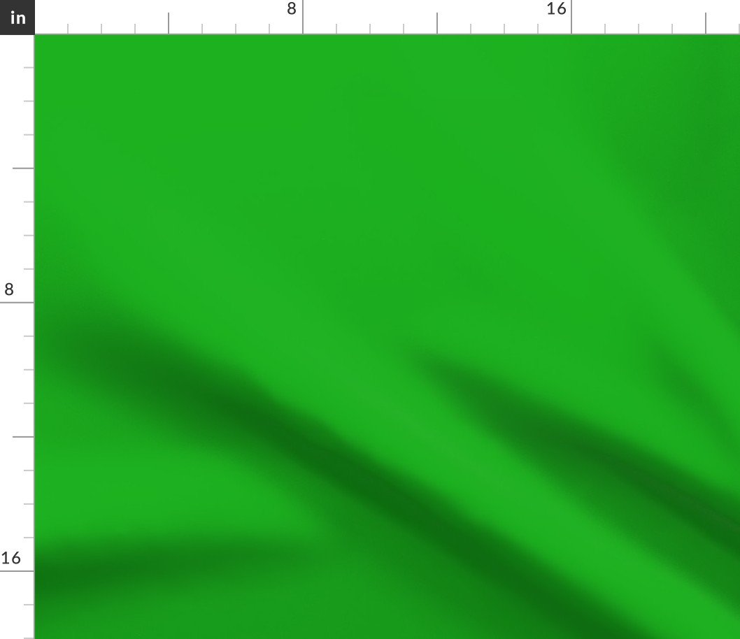 SOLID GREEN  #15b01a HTML HEX Colors Fabric