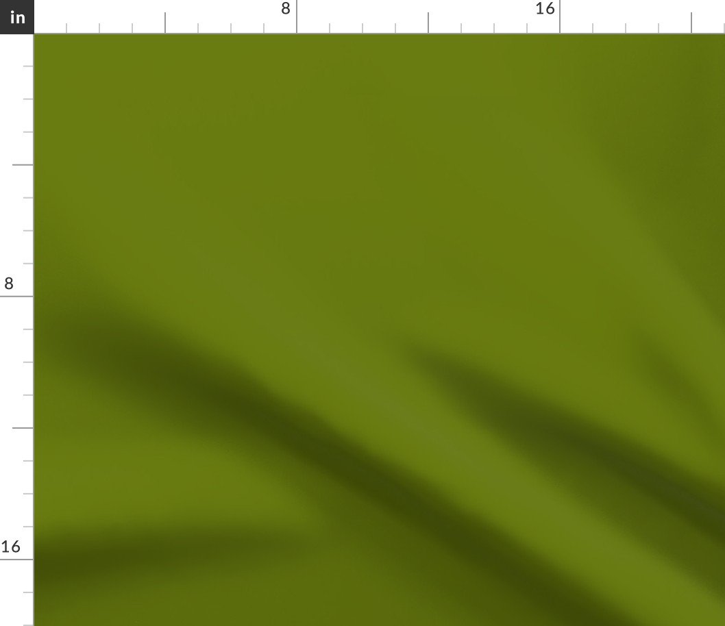 SOLID OLIVE GREEN #677a04 HTML HEX Colors Fabric
