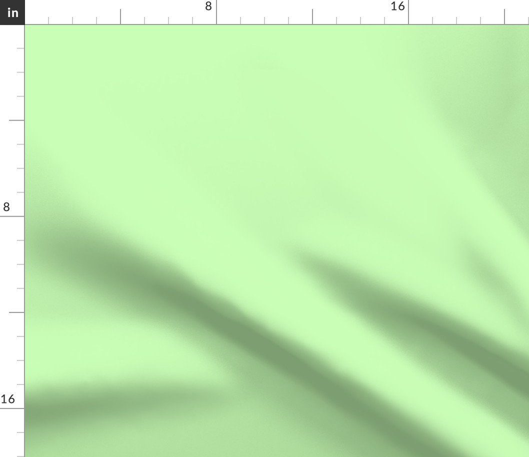 SOLID PALE GREEN #c7fdb5 HTML HEX Colors Fabric