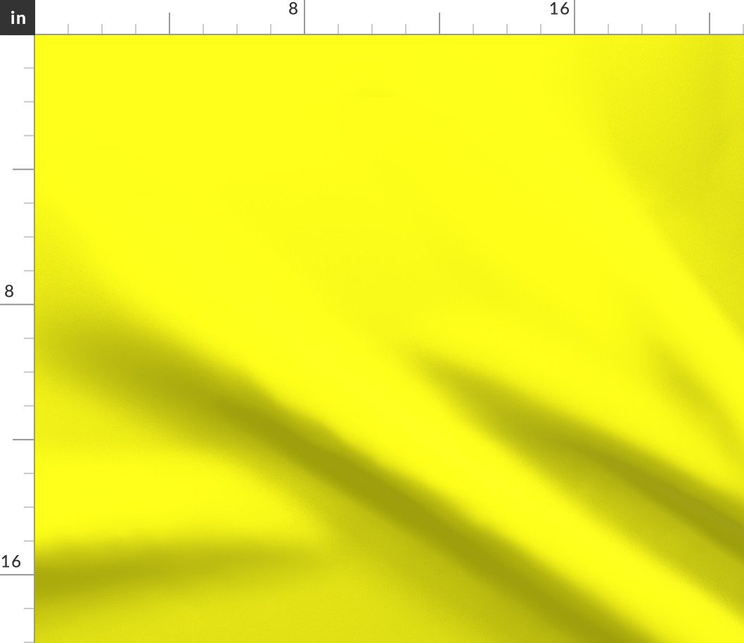 SOLID YELLOW #ffff14 HTML HEX Colors Fabric
