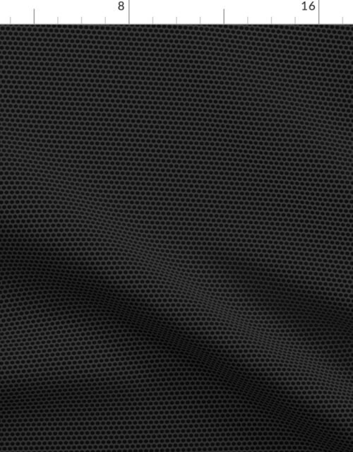 Small Black and Grey Perforated Pinhole Carbon Fiber Fabric
