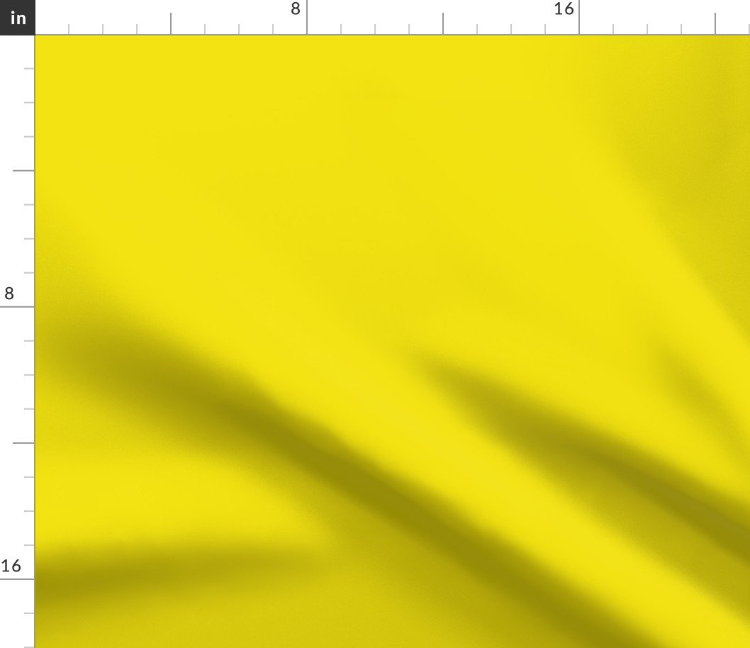 Sunflower Sunny Yellow Solid Color Palette Fabric