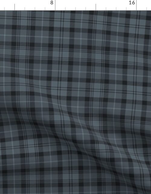 Twilight Blue French Provincial Tartan Fabric