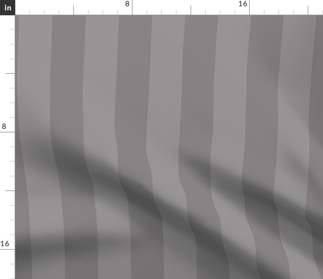 Two-Tone 2 Inch Pewter and Faded Pewter Modern Cabana Upholstery Stripes Fabric