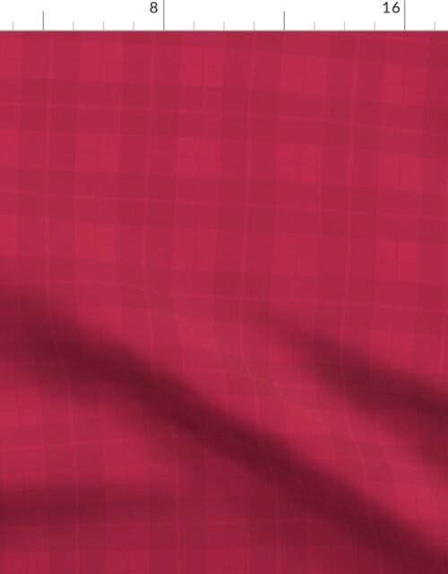 Weathered Viva Magenta Faded Tartan Medium Size Fabric