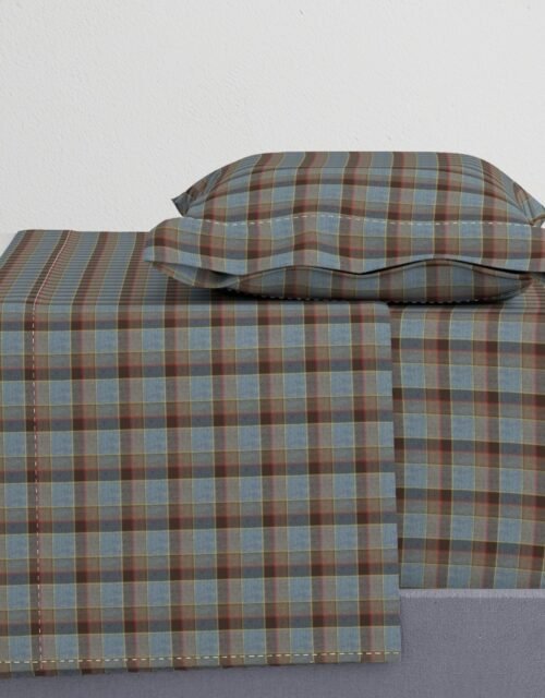 Fraser Weathered Wool Scottish Tartan Sheet Set